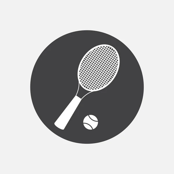 Ρακέτα τένις εικονίδιο — Διανυσματικό Αρχείο