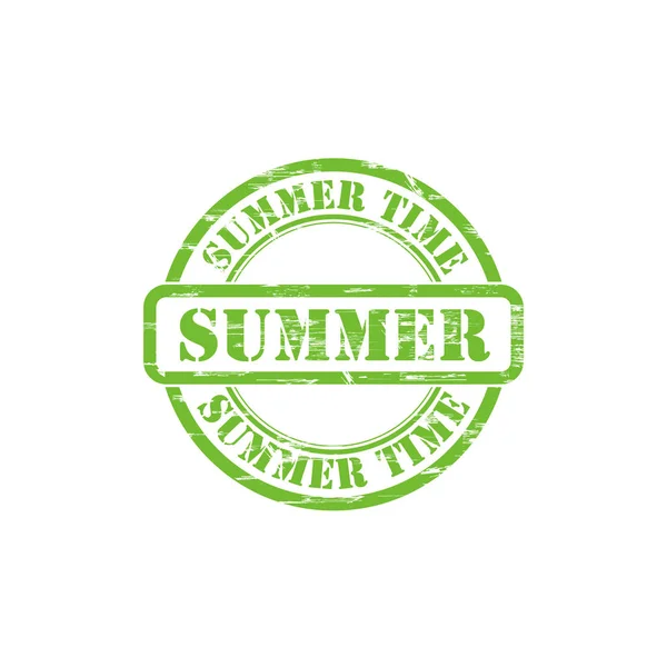여름 스탬프 기호 — 스톡 벡터