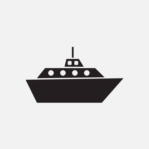 Icône navire de voyage — Image vectorielle