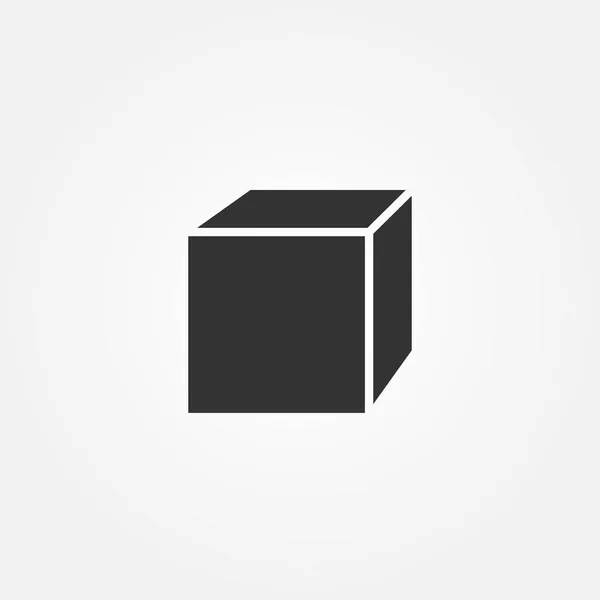 Cubo icono concepto — Vector de stock