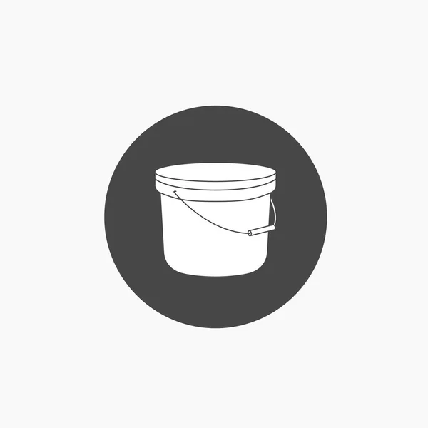 Verf container pictogram vector — Stockvector