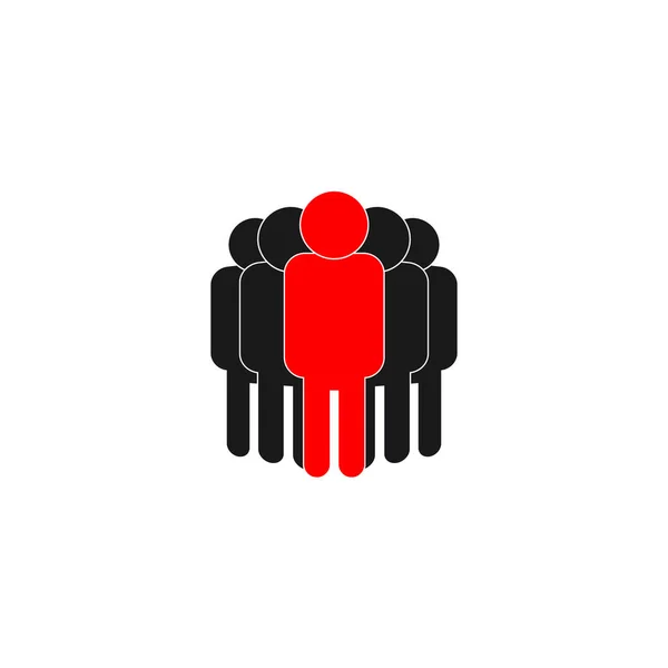 Personnes icône vecteur — Image vectorielle
