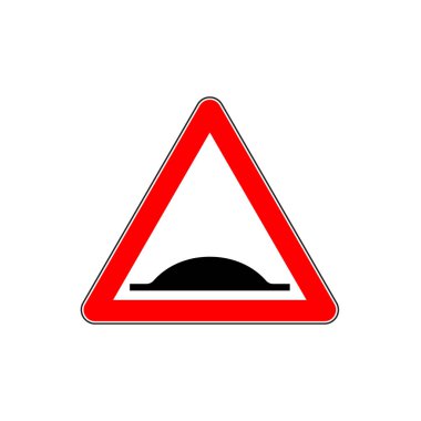 Uyarı çarpmak yol imzala. Vektör