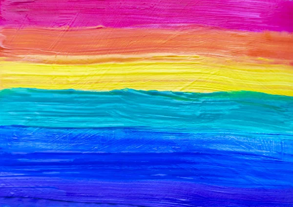 Acuarela abstracta arco iris fondo en colores coloridos — Foto de Stock