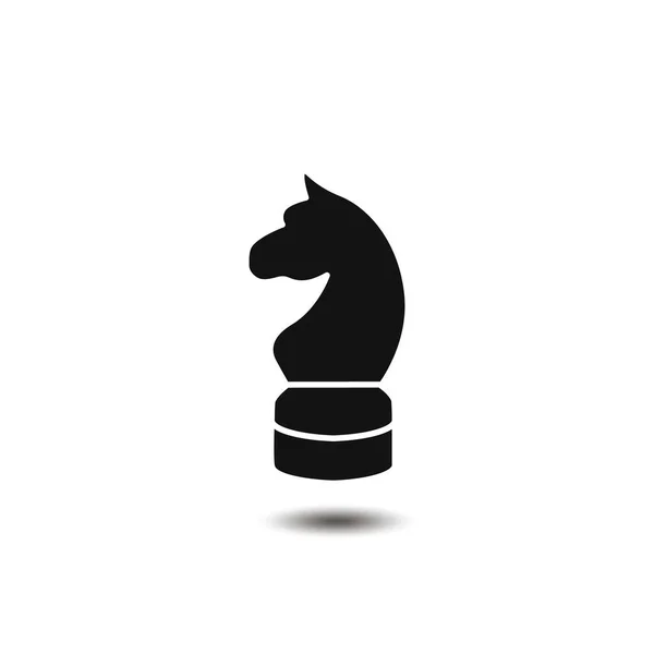 Cheval Chess icône vecteur — Image vectorielle