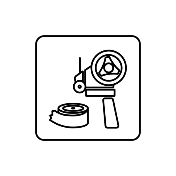 Scotch Tape Dispenser Scotch Icon Outline Vector Illustration — 스톡 벡터