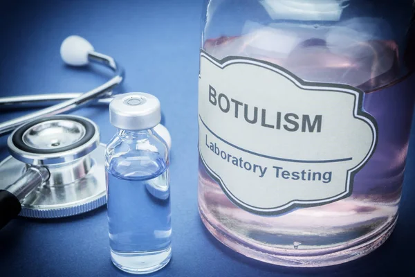 Testy pro výzkum botulismu — Stock fotografie