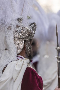  Armaos on, El Nazareno kardeşlik, Hayırlı Cuma, Linares, Endülüs, İspanya olarak adlandırılan Roma askerleri