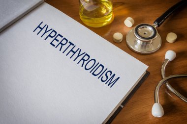 Hipertiroidi tablet ile kitap yazıldı. Tıp kavramı