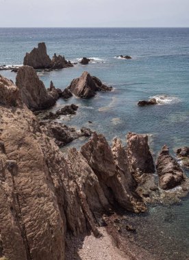 Las Sirenas Cabo de Gata-Nijar doğal Park Almeria, Andalusia, İspanya'nın güneydoğu köşesindeki almak