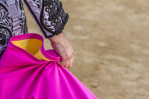 Испанский коррида с мысом в пуле, Испания
