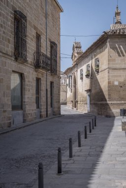 Tipik dar sokak içinde Ubeda, Endülüs, İspanya