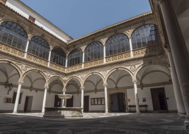 Inner Palace de las Cadenas called De Vazquez de Molina in Ubeda, Andalusia, Spain clipart