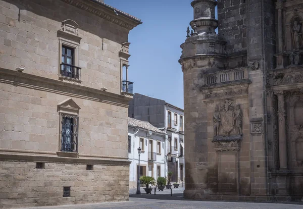 Typisch Smal Straatje Buurt Van Capilla Salvador Ubeda Andalusie Spanje — Stockfoto