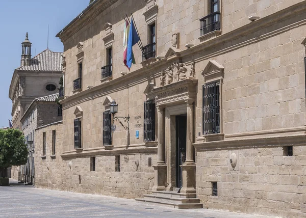Palazzo Del Decano Ortega Parador Nazionale Ubeda Provincia Jaen Uno — Foto Stock