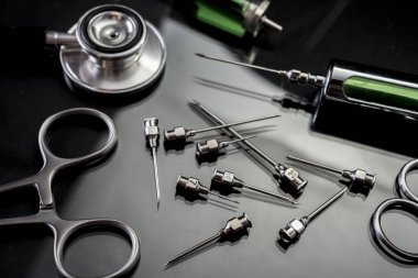 Enstrümantal ameliyat odasında, kavramsal görüntü cerrahi