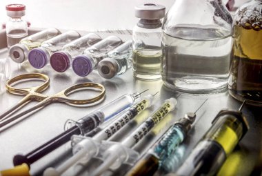 Enstrümantal ameliyat odasında, kavramsal görüntü cerrahi