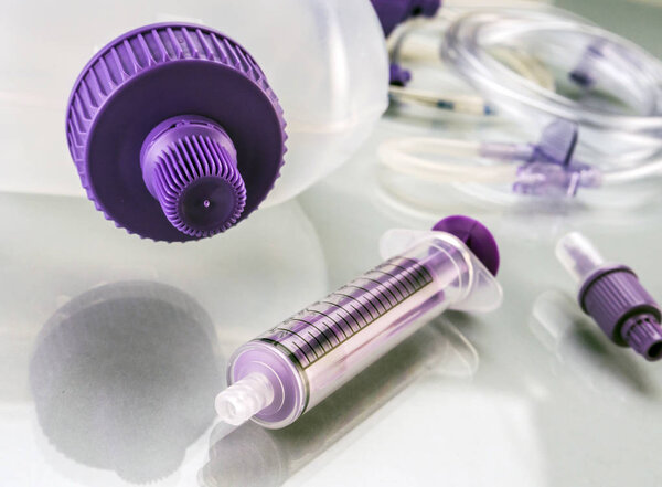 Команда энтерального питания, паллиативная помощь, концептуальное изображение, горизонтальная композиция
