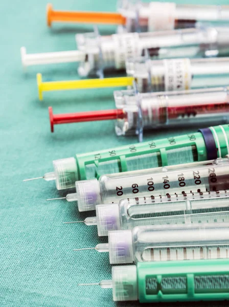Insulin Injection Needle Pen Use Diabetics — Stock Photo, Image