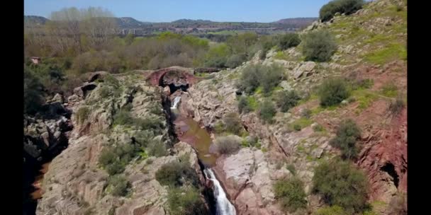 Puente Romano Pilago Linares Provincia Jaén Andalucía España — Vídeo de stock