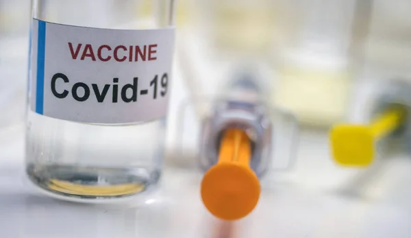Вакцина Від Коронавірусу Covid Лікарні Концептуальне Зображення — стокове фото