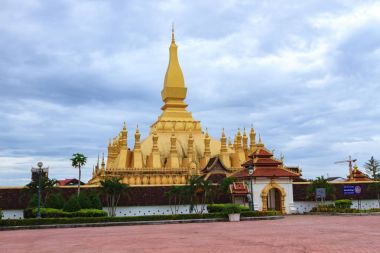 Pagoda adlı Wat Pha ki Luang landmark Vientiane, Laos