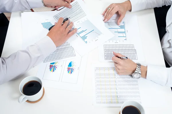 office durum, Toplantı, iki kişi