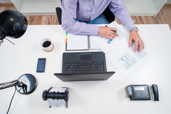 Man in office / office work — Stock fotografie