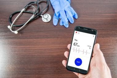 Fitness app smartwatch ve smartphone