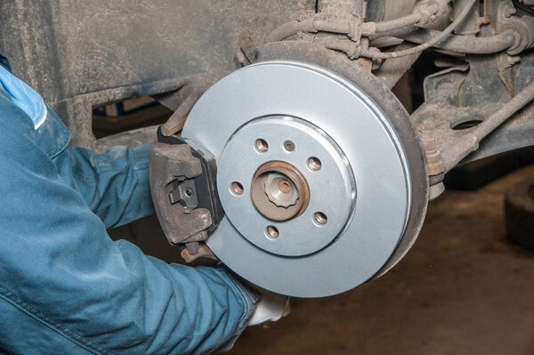 brake disc/ replacement of the brake disc at an authorized service center