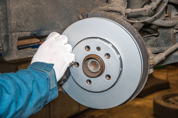 brake disc/ replacement of the brake disc at an authorized service center