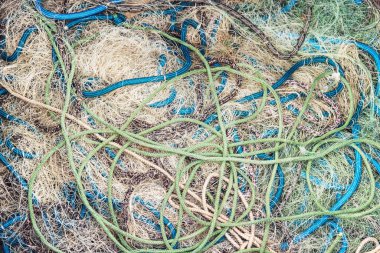 kullanılan ağ dokusu, ipli denizcilik arkaplanı