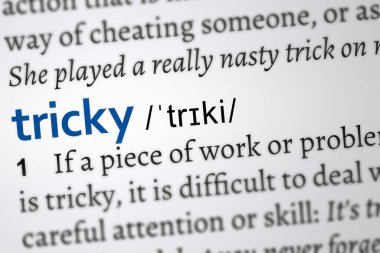 Hileli tanım, kelimeye odaklan