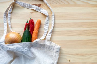 Meyve ve sebze için çevre dostu çanta