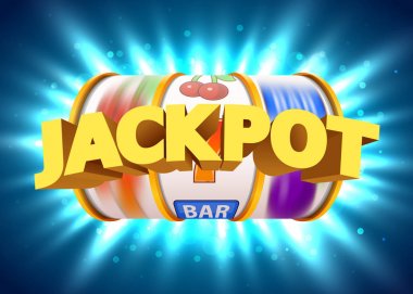 Altın slot makinesidir ikramiye kazanır. Büyük zafer kavramı. Casino jackpot.