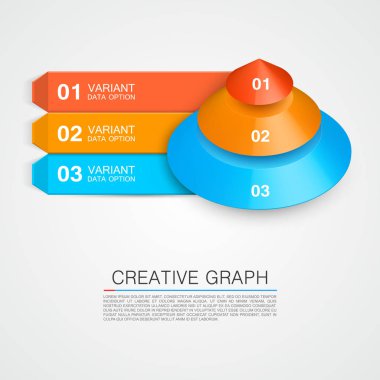 Piramit simgesi iş yaratıcı grafik için.