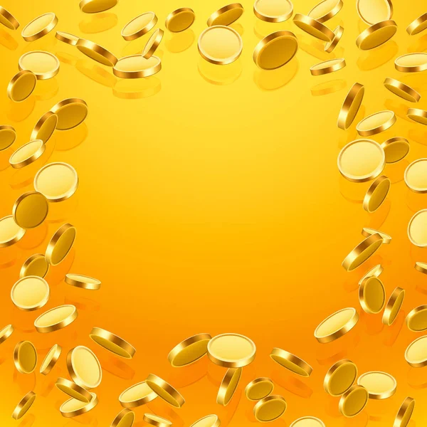 Bir top şeklinde birçok uçan paralar.