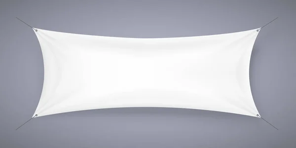 De doek banner uithangbord geïsoleerd achtergrond. — Stockvector