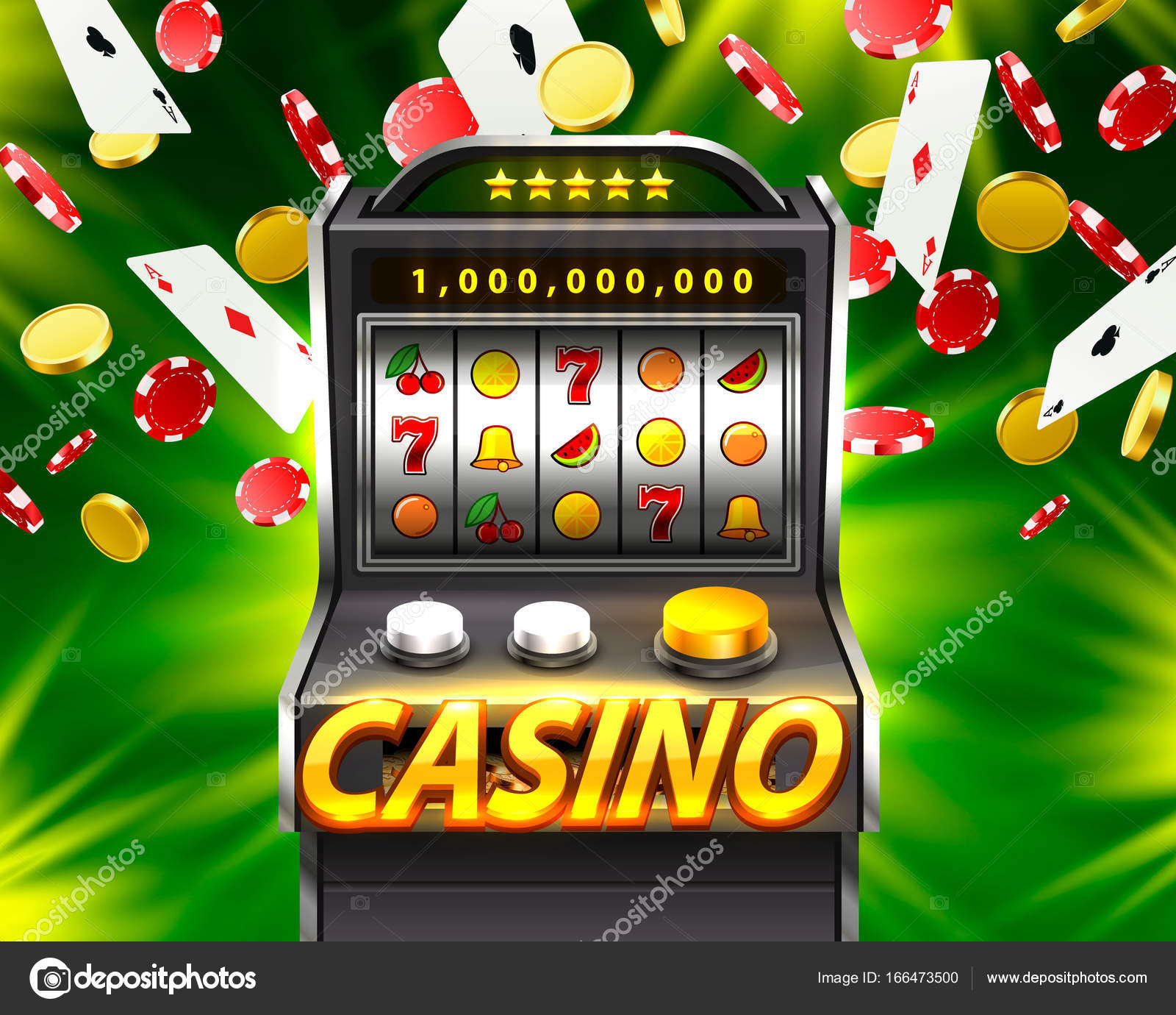 3d 的老虎机赢大奖. 图库矢量图©hobbit_art 166473500