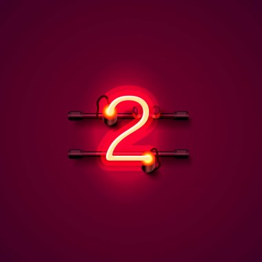 Neon şehir yazı tipi işareti sayısı 2, iki tabela.