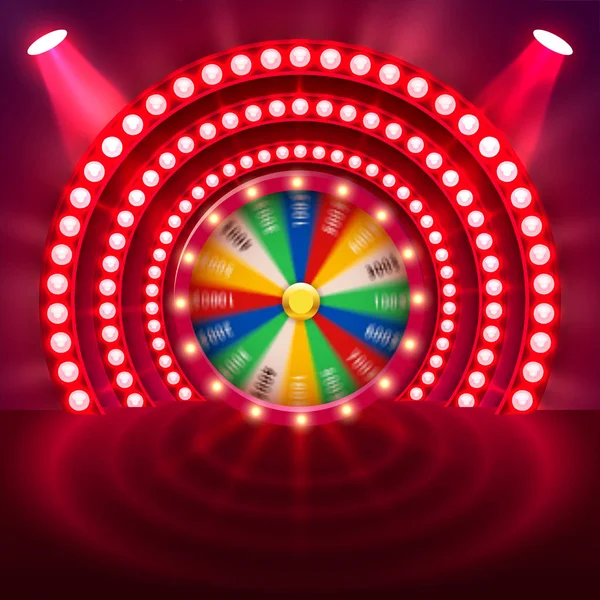 Gerçekçi 3d servet çıkrık. Şanslı rulet.