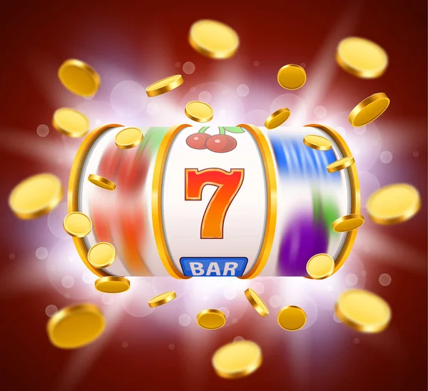 Altın sikke uçan ile altın slot makinesidir ikramiye kazanır. Büyük zafer kavramı.