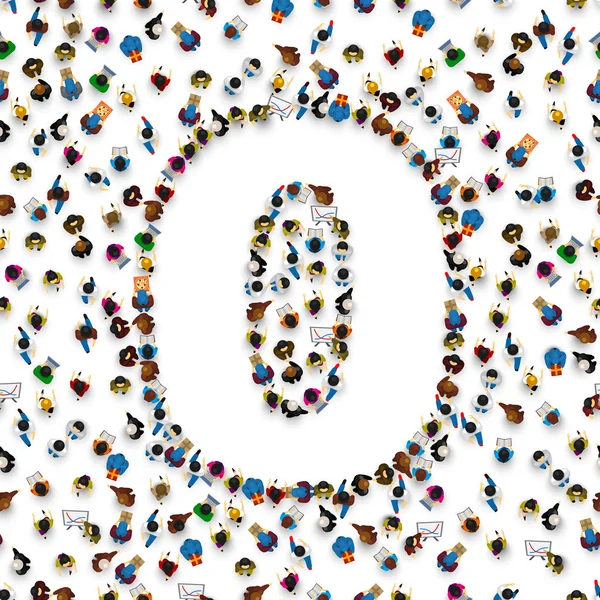 0 numaralı formda geniş bir grup insan..