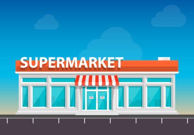 Yol kenarındaki sanat süpermarket.