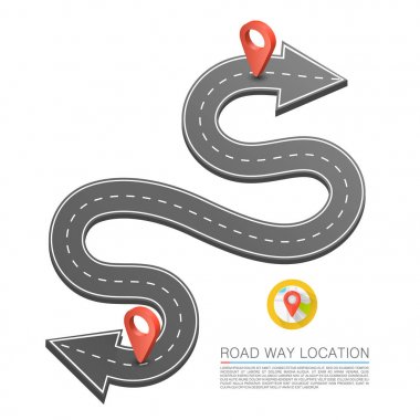 Taş döşeli yol yol, yol ok konum.