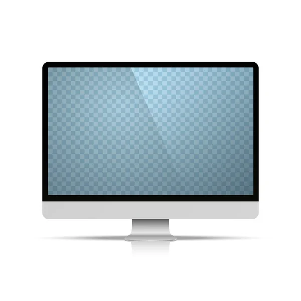 Computer object on the white background. — Stock Vector