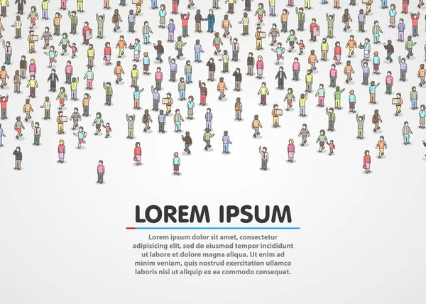 İzometrik insanların büyük grup.