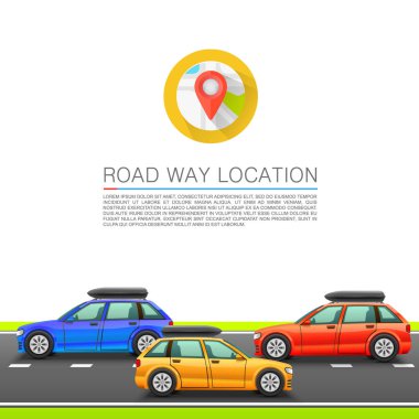 Araba seyahat konumu.