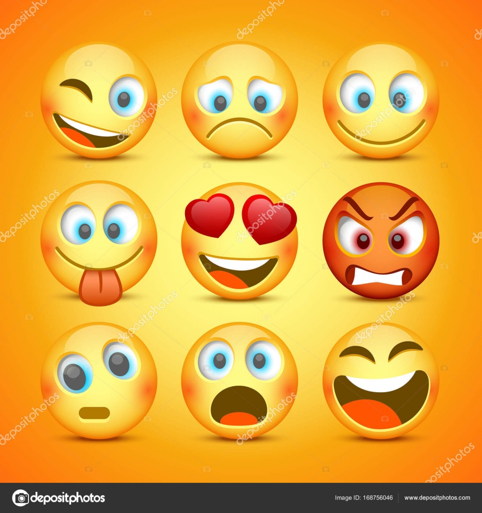 Emoji and sad icon set. collection Stock Vector Image by ©hobbit_art ...