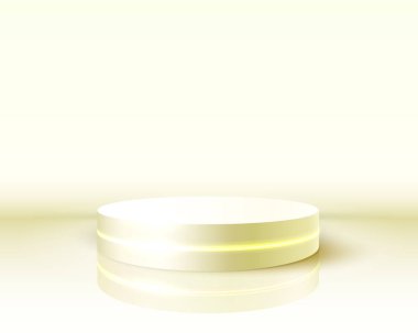 İş konseptleri için sarı ödüllü podyum, podyum nesnesi